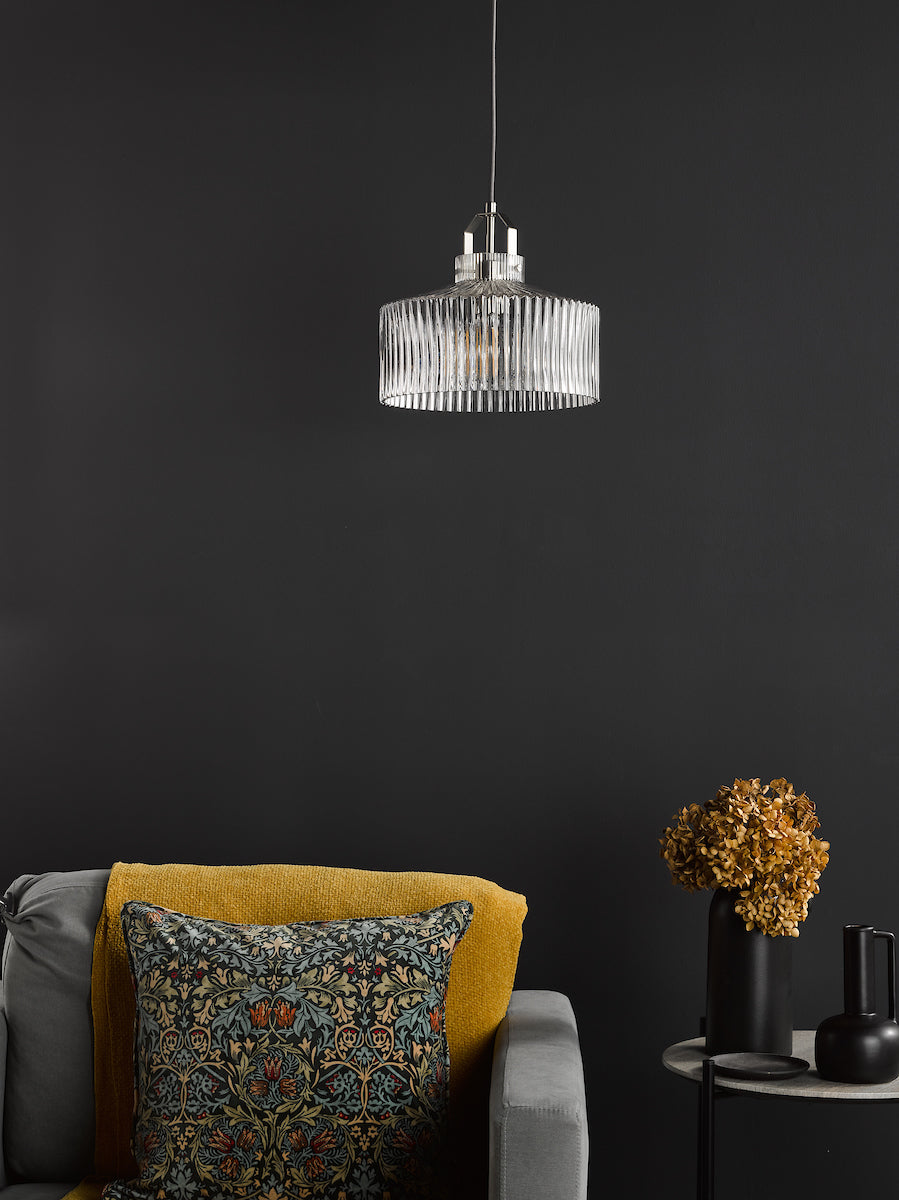LENKA 1LT PENDANT SAT NICKEL