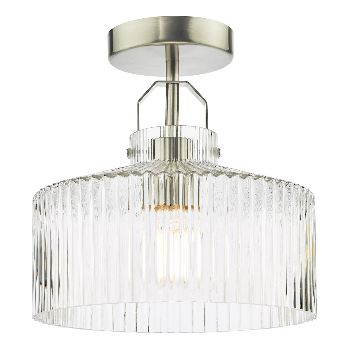 LENKA 1LT SEMI FLUSH SAT NICKEL