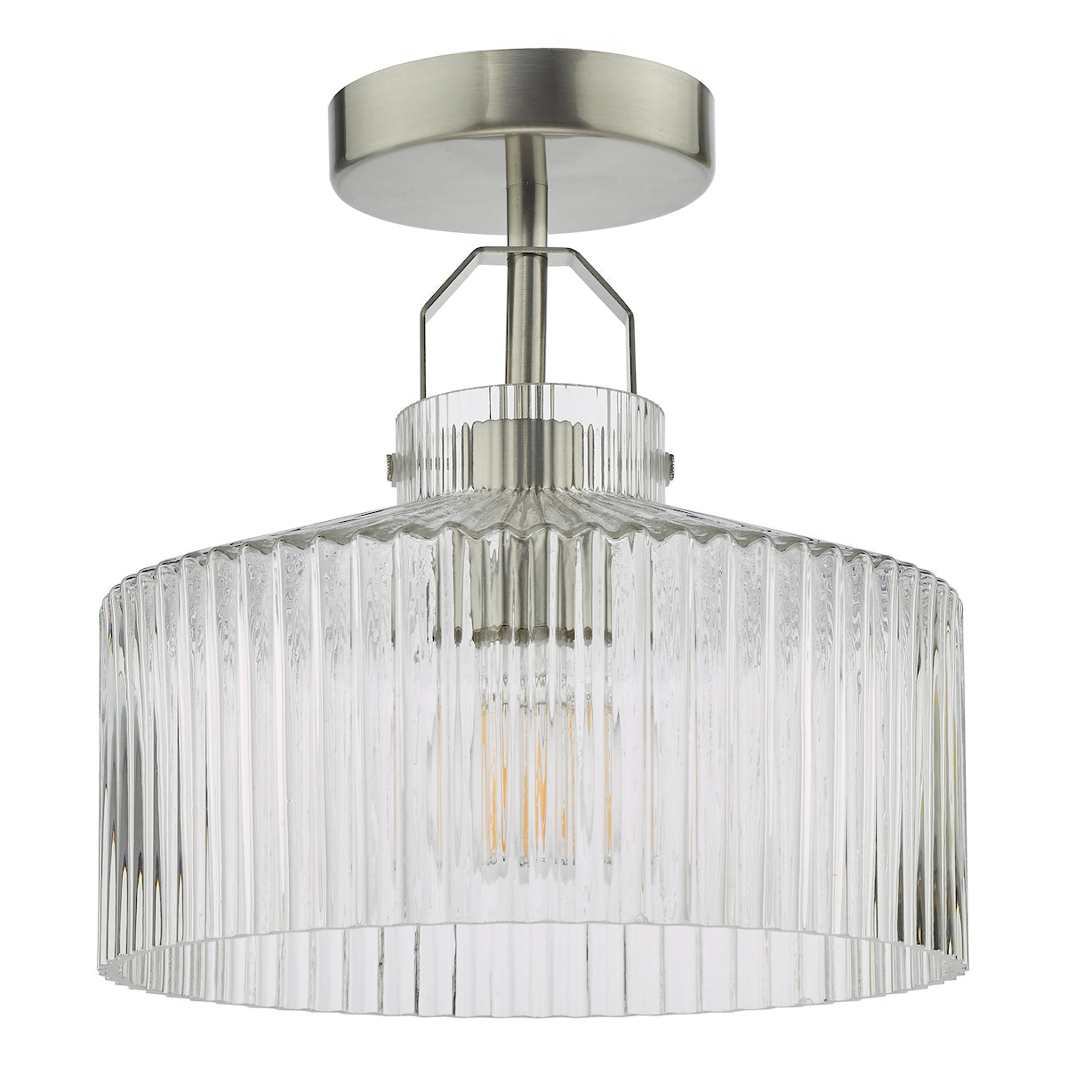 LENKA 1LT SEMI FLUSH SAT NICKEL