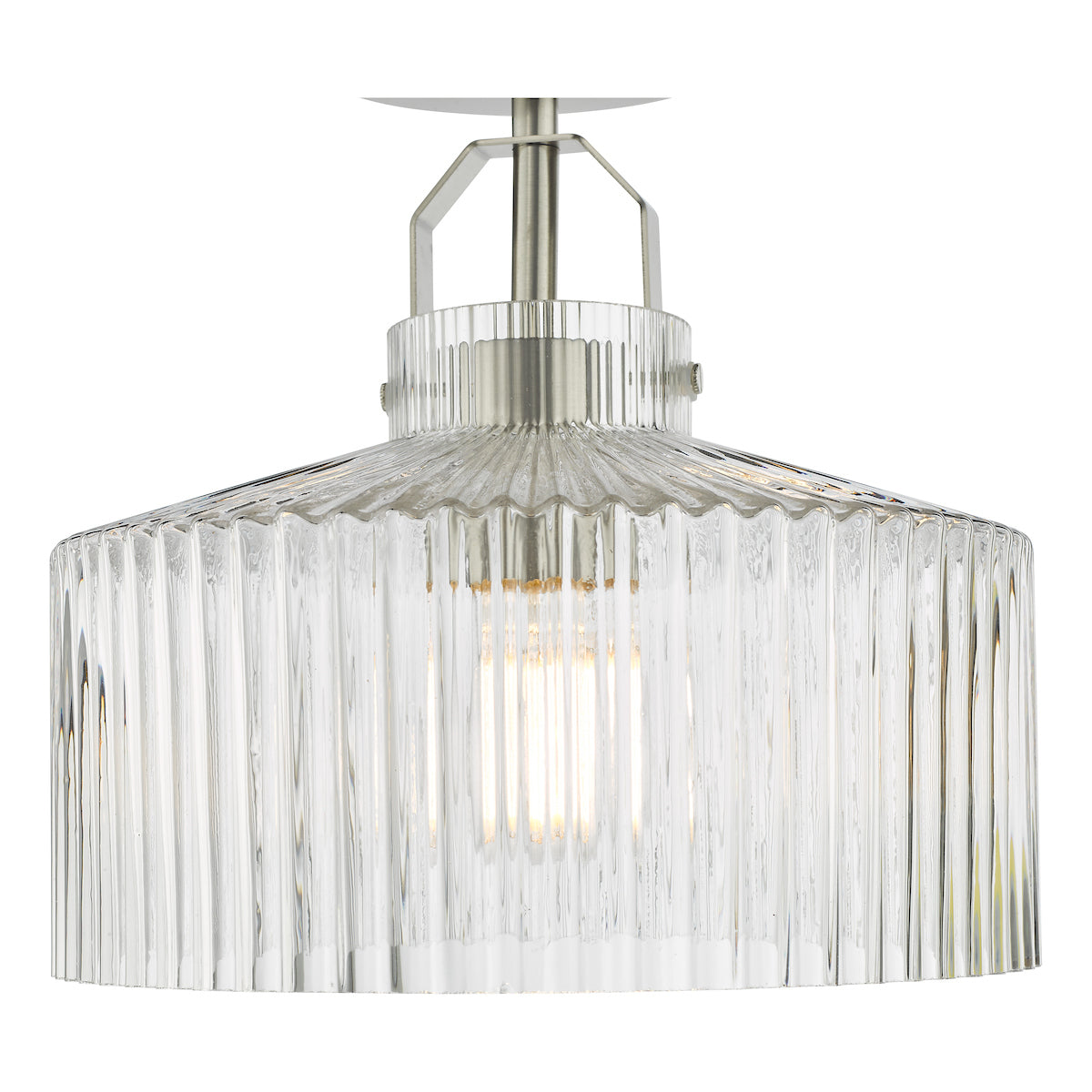 LENKA 1LT SEMI FLUSH SAT NICKEL