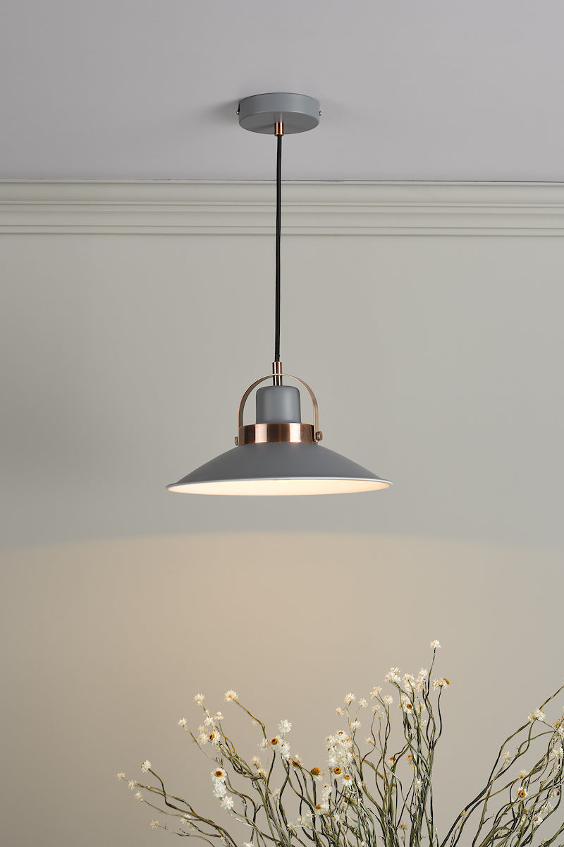 LIDEN 1LT PENDANT GRAPHITE COPPER