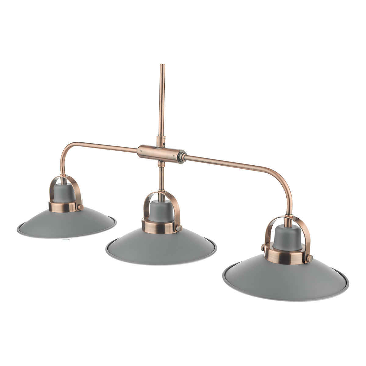 LIDEN 3LT BAR PENDANT GRAPHITE COPPER