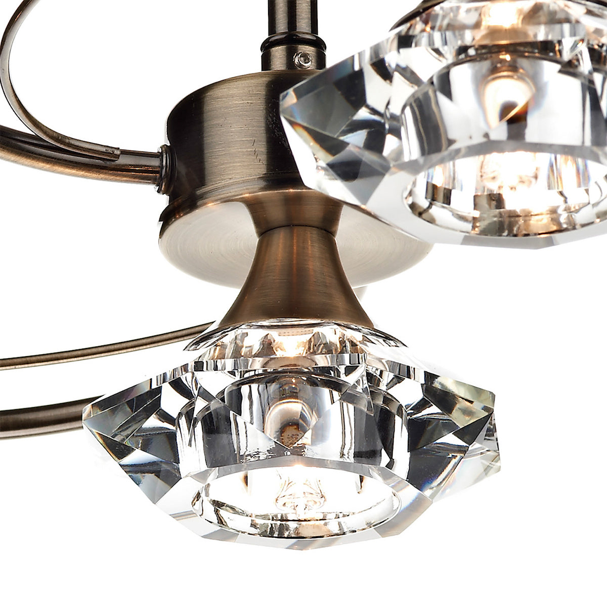 LUTHER 4LT SEMI FLUSH ANT BRA