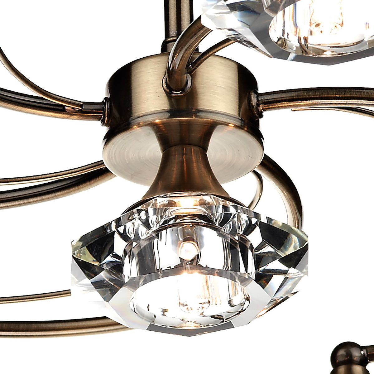 LUTHER 6LT SEMI FLUSH ANT BRA