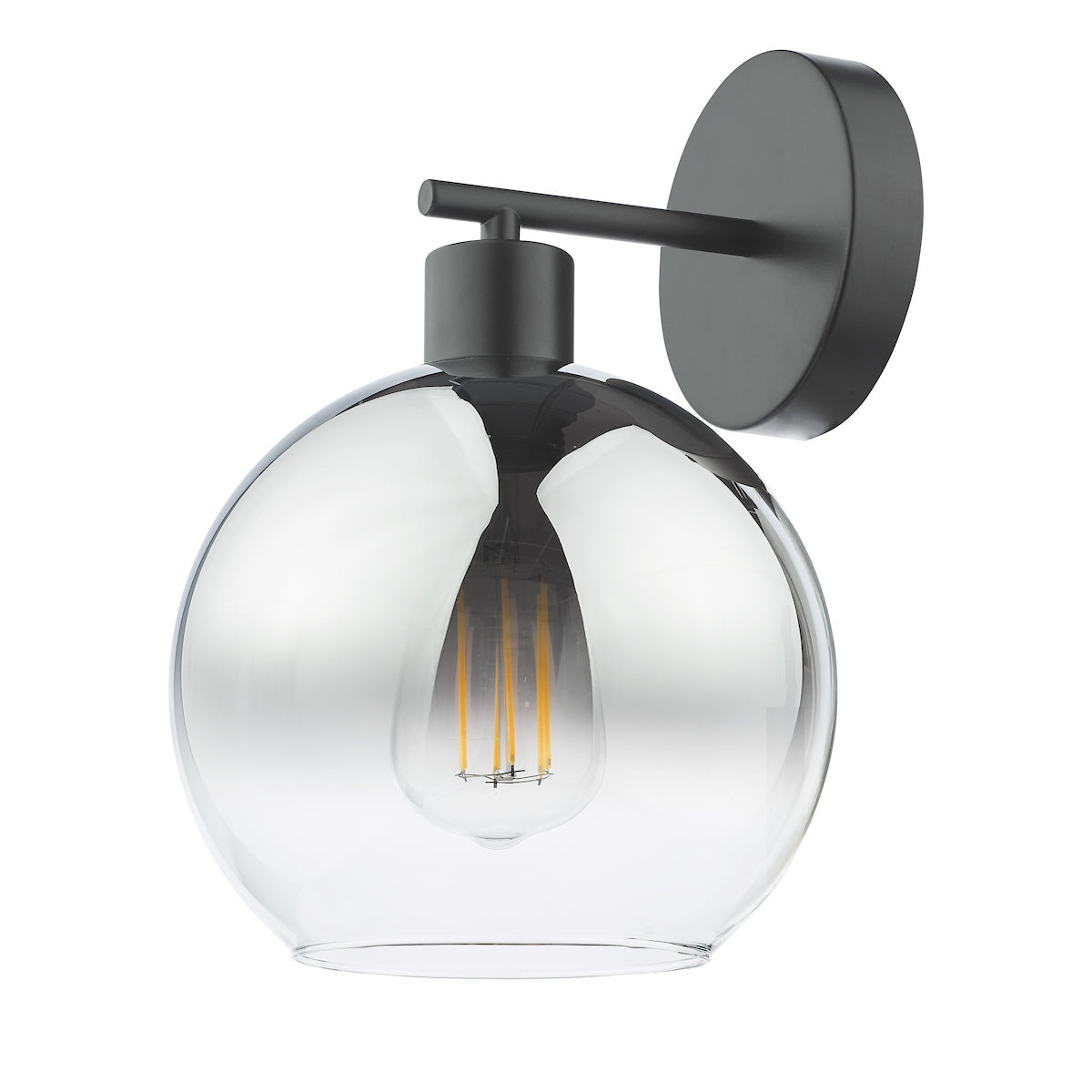 LYCIA 1LT W/LT BLACK MIRROR OMBRE GLASS