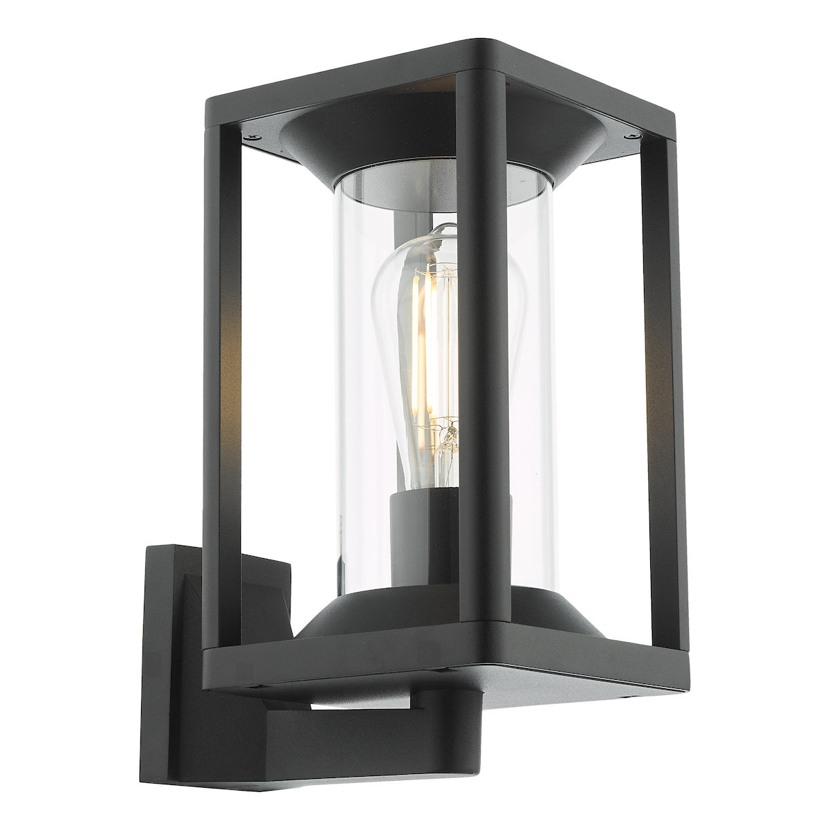 MACKENZIE IP65 WALL LIGHT BLACK