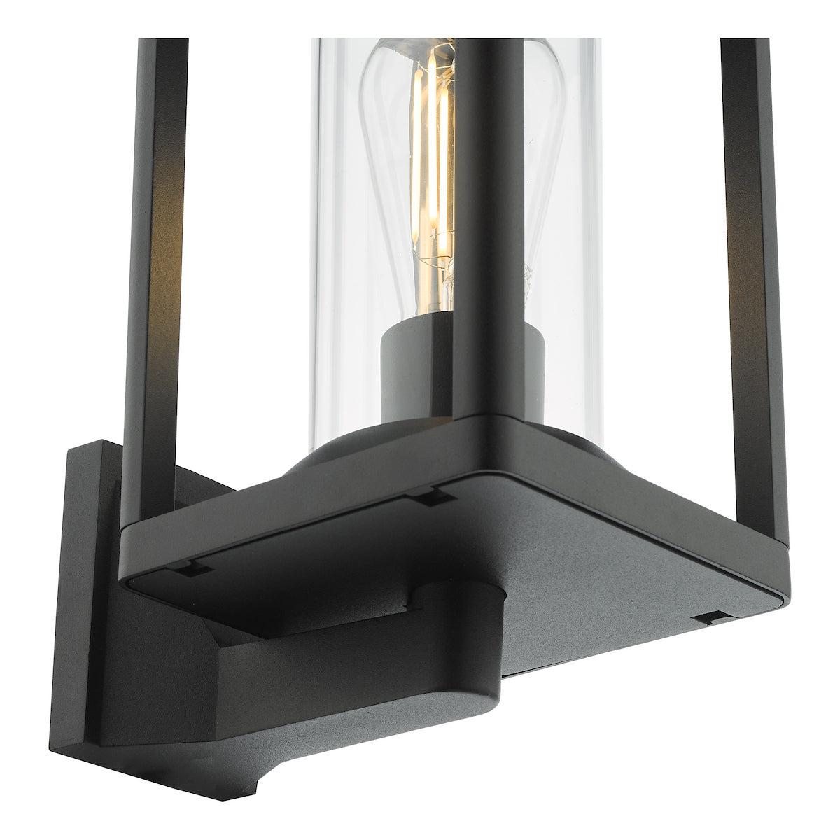 MACKENZIE IP65 WALL LIGHT BLACK