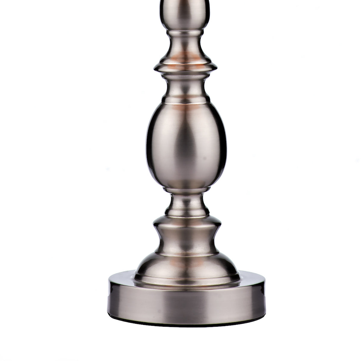 MADRID TABLE LAMP SATIN CHROME CW SHADE
