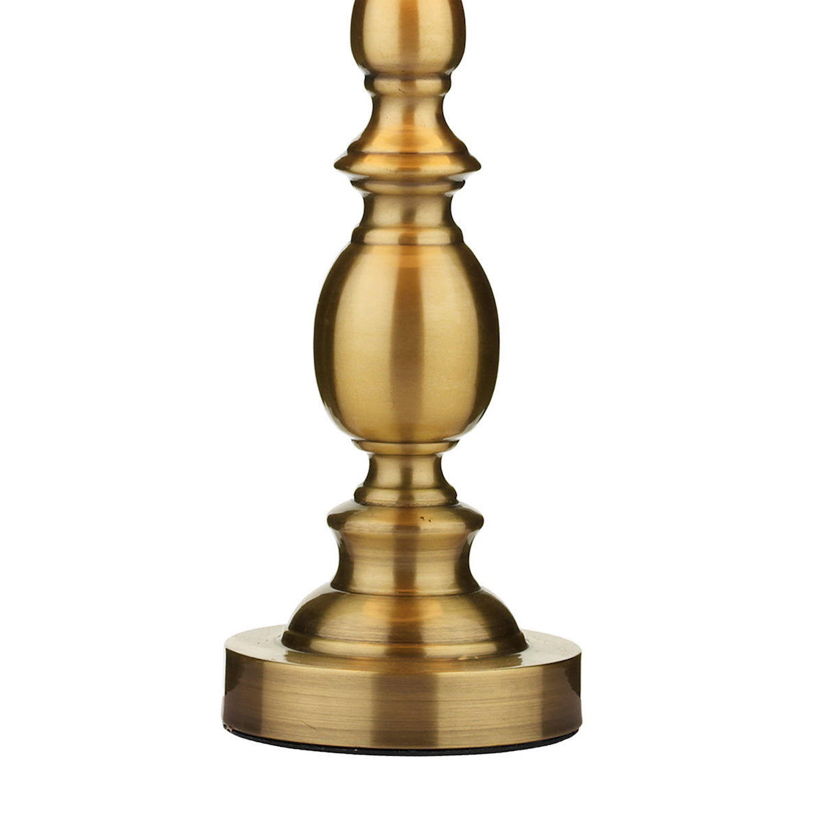 MADRID TABLE LAMP CW SHADE ANTIQUE BRASS