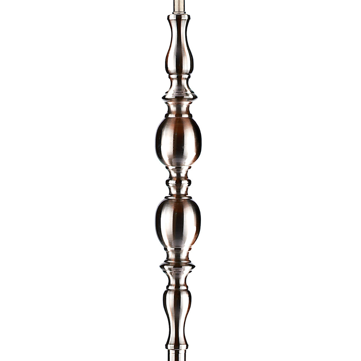 MADRID FLOOR LAMP SATIN CHROME CW SHADE