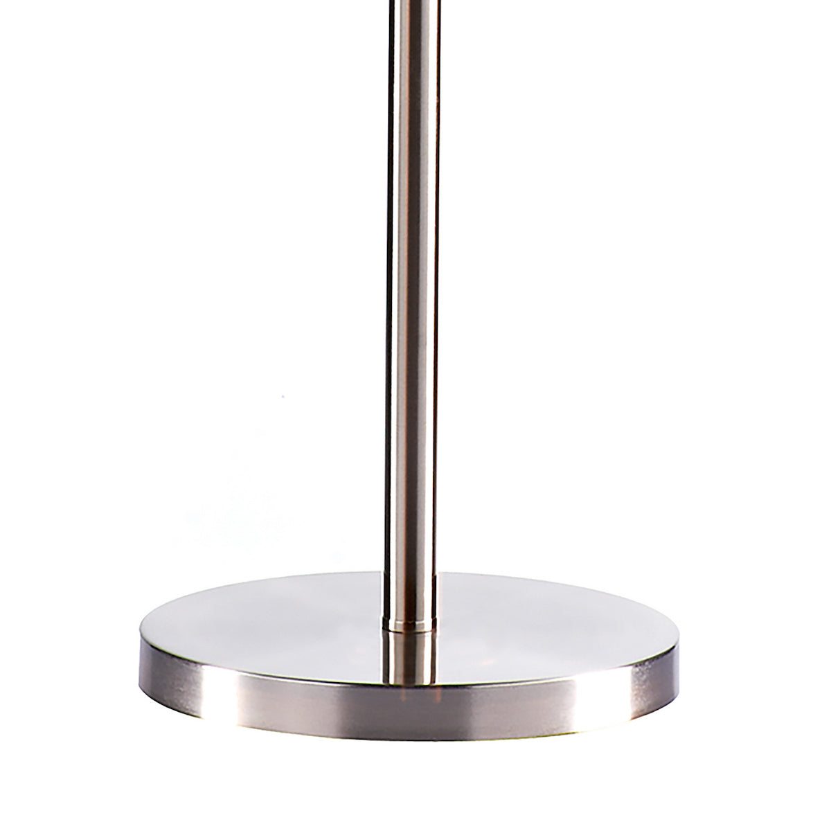MADRID FLOOR LAMP SATIN CHROME CW SHADE