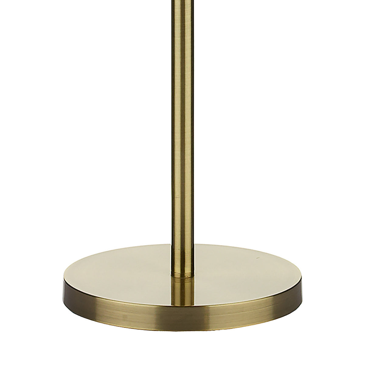 MADRID FLOOR LAMP CW SHADE ANTIQUE BRASS