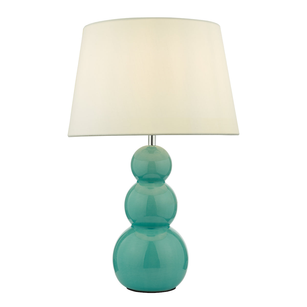 CEZANNE FAUX SILK DRUM SHADE 35CM WHITE