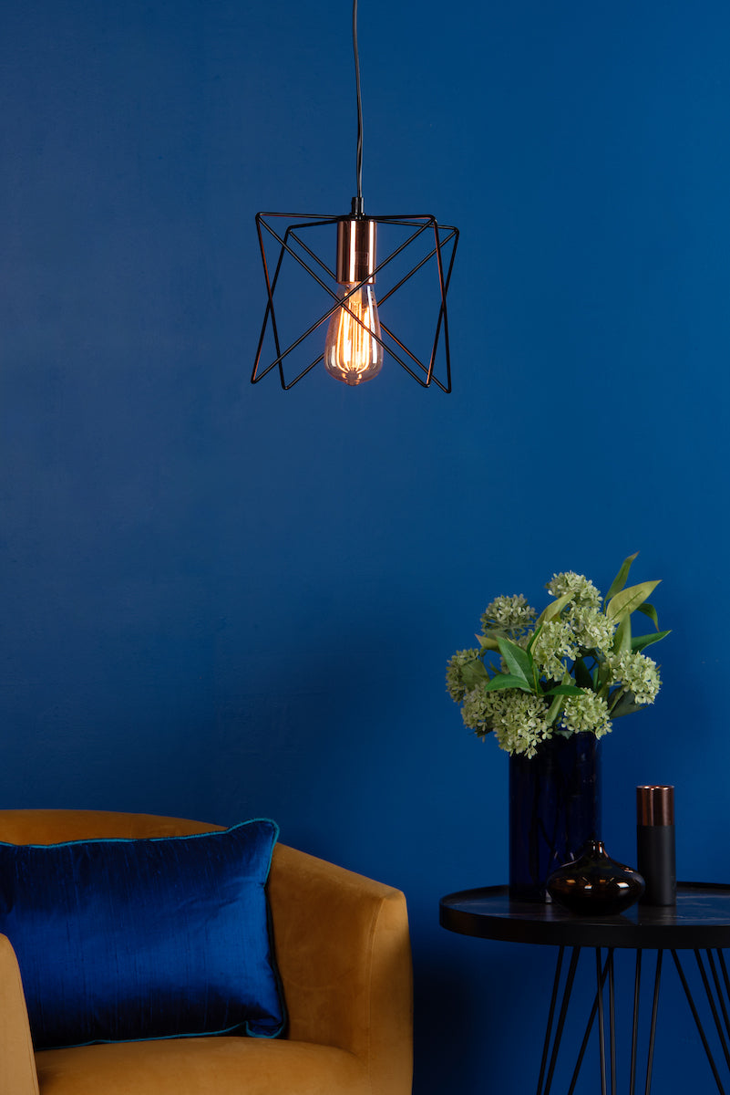 MIDI 1LT PENDANT BLACK COPPER