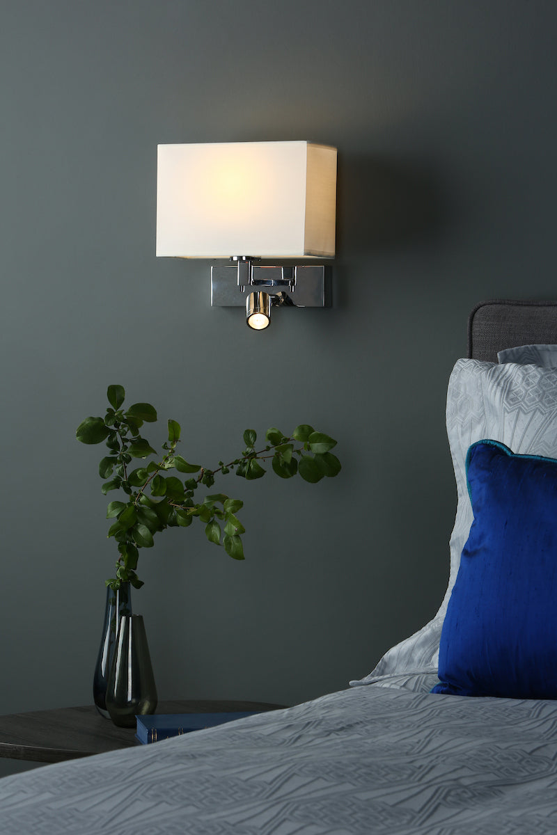 MODENA 1LT RECTANGLE WB WITH LED BRONZE BASE ONLY