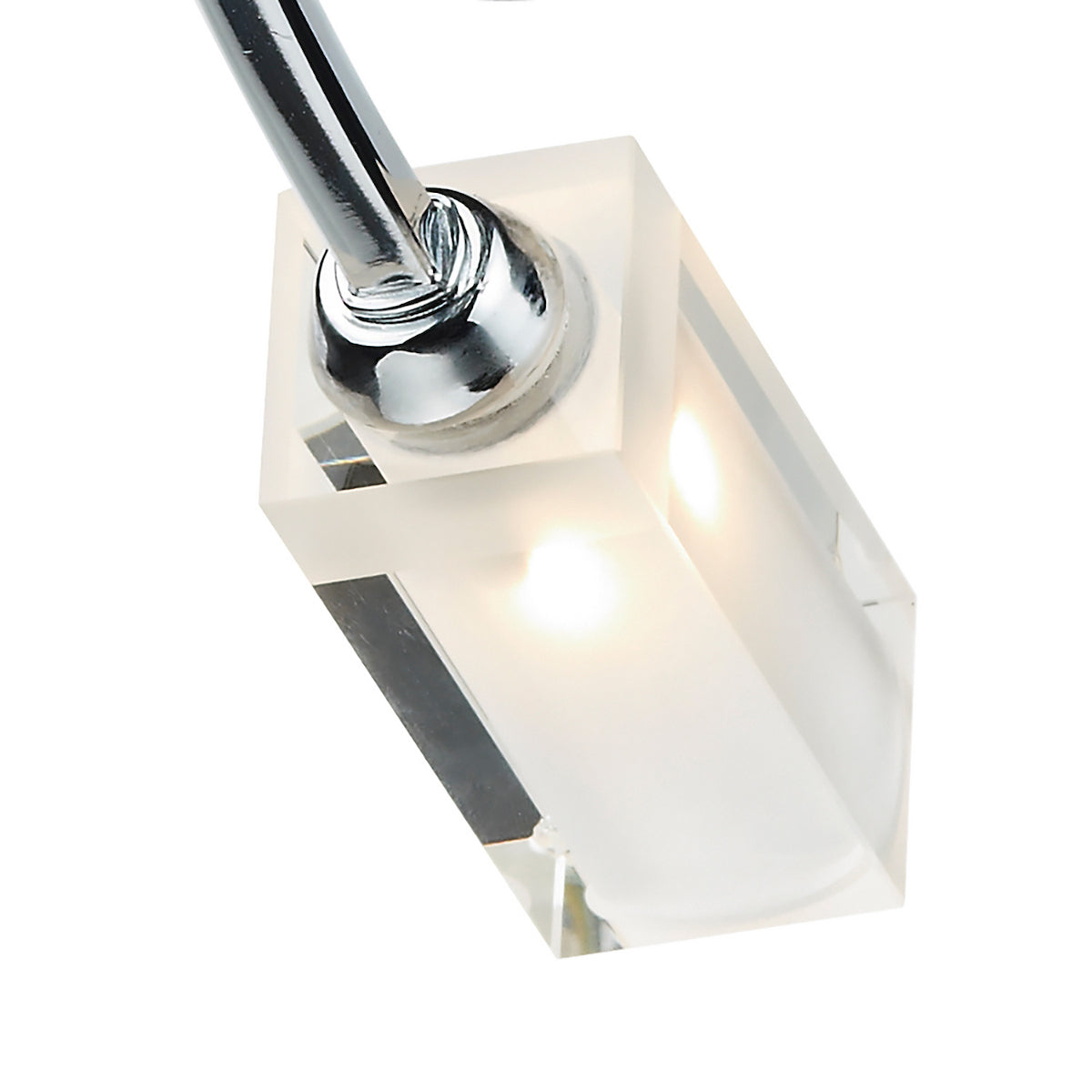 MORGAN 3LT SEMI FLUSH POL CHR