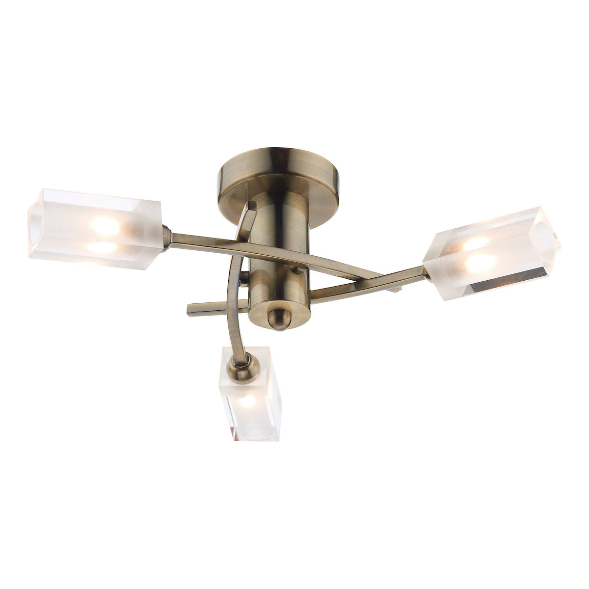 MORGAN 3LT SEMI FLUSH ANT BRA