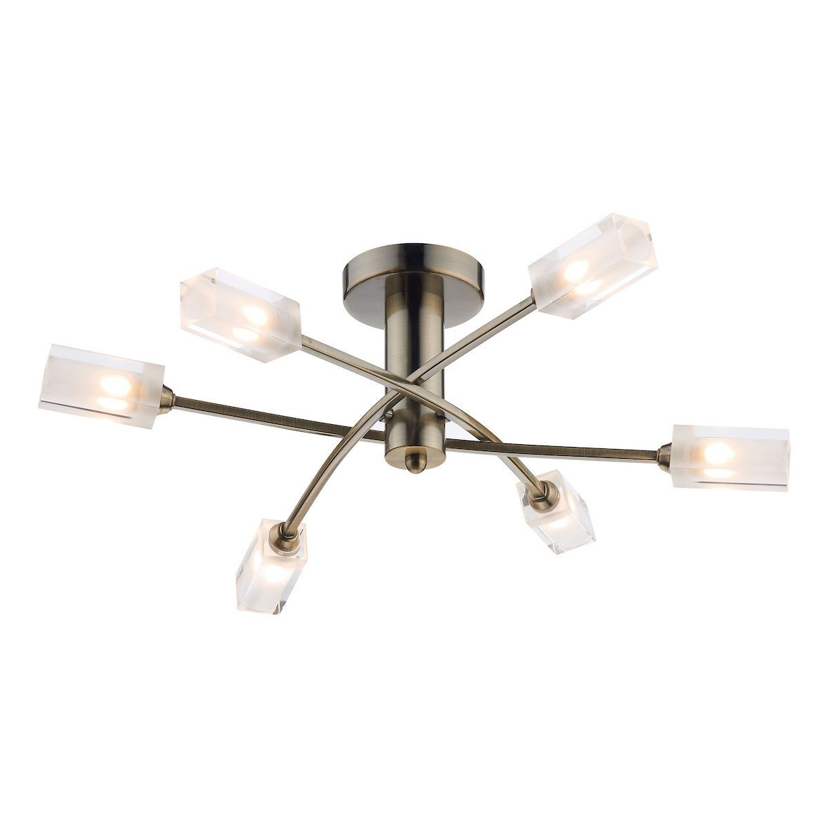 MORGAN 6LT SEMI FLUSH ANT BRA