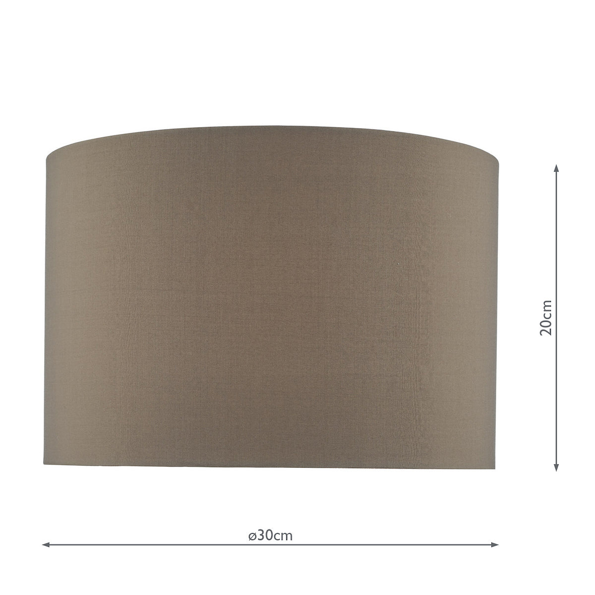 MUBINA GREY FAUX SILK SHADE FOR MUB4308