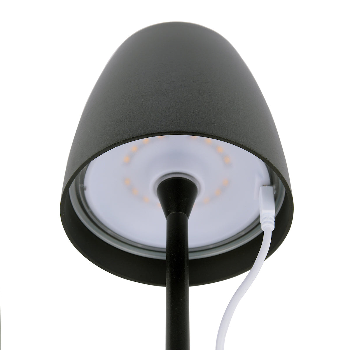 MUNICH BLACK RECHARGEABLE OUTDOOR TABLE LAMP