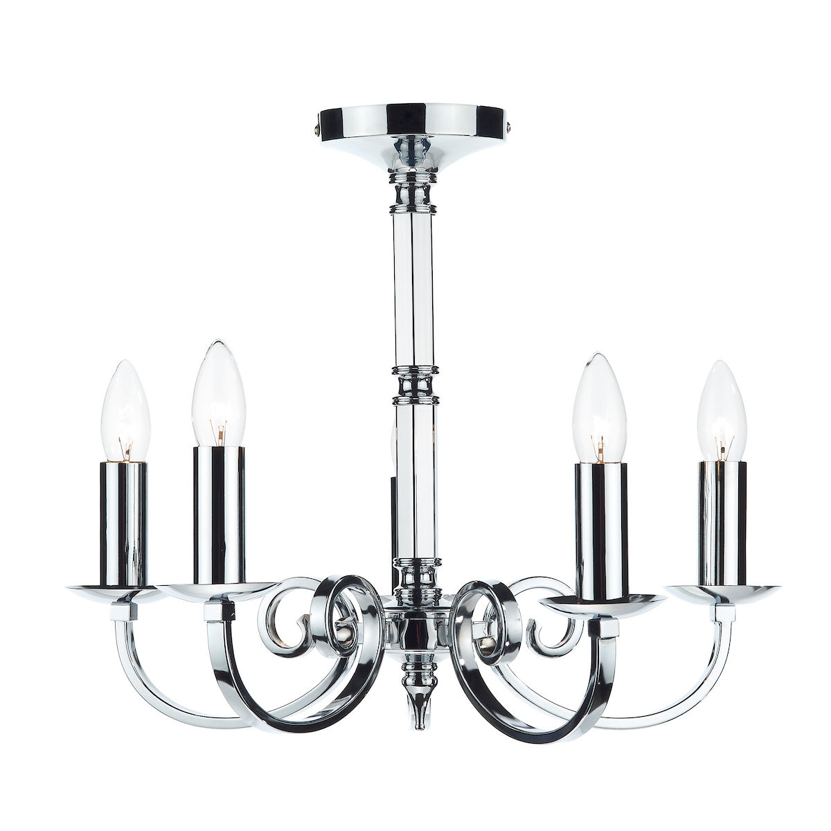 MURRAY 5LT DUAL MOUNT PENDANT POL CHR