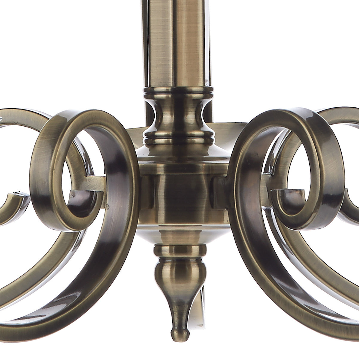 MURRAY 5 LIGHT DUAL MOUNT PENDANT ANT BRASS