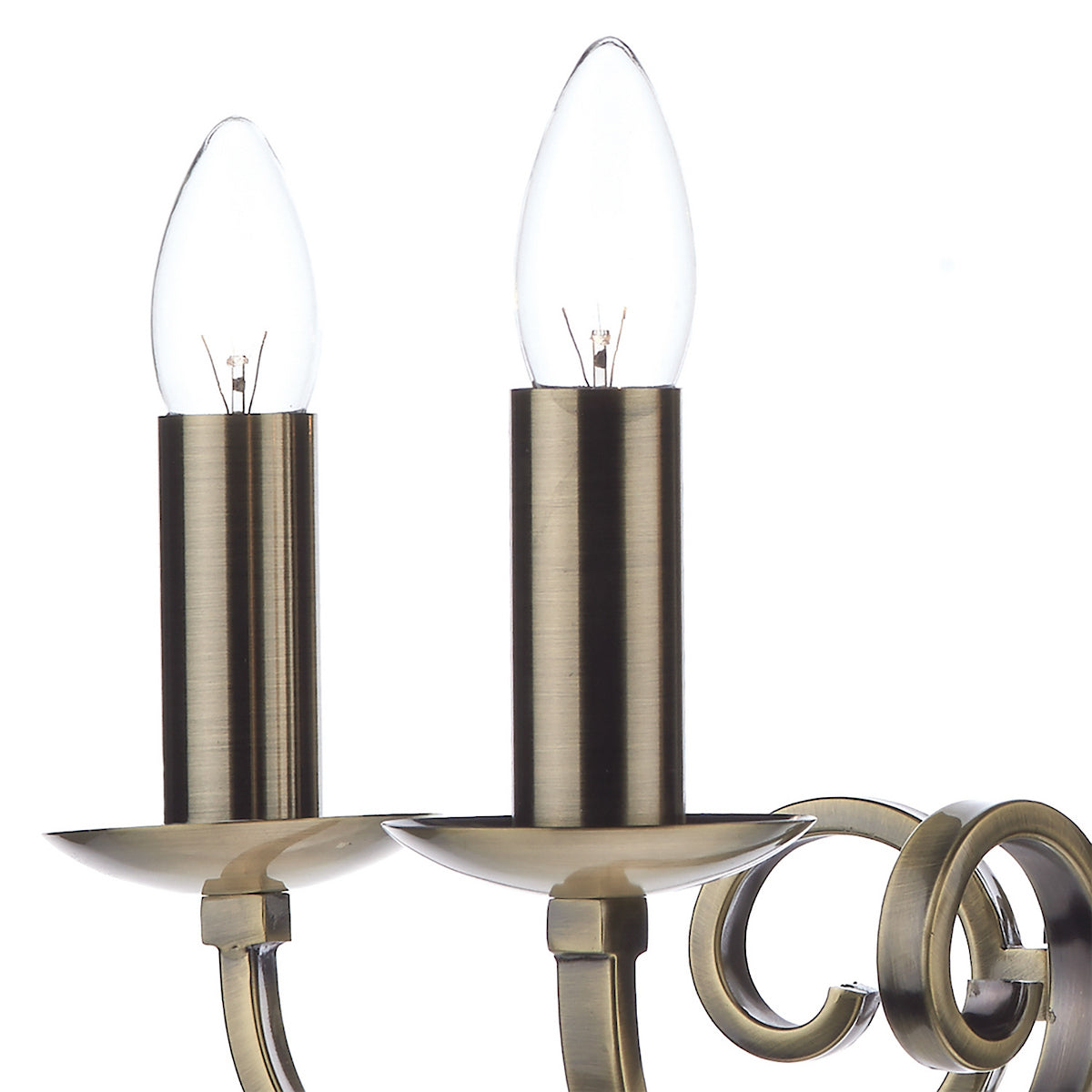 MURRAY 5 LIGHT DUAL MOUNT PENDANT ANT BRASS