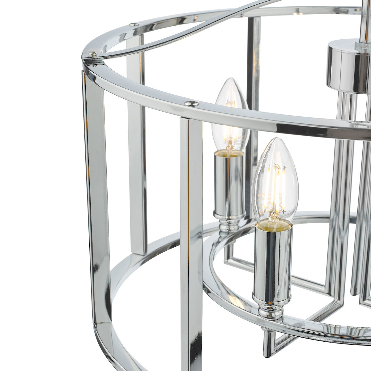 MYKA 4LT PENDANT POL CHR