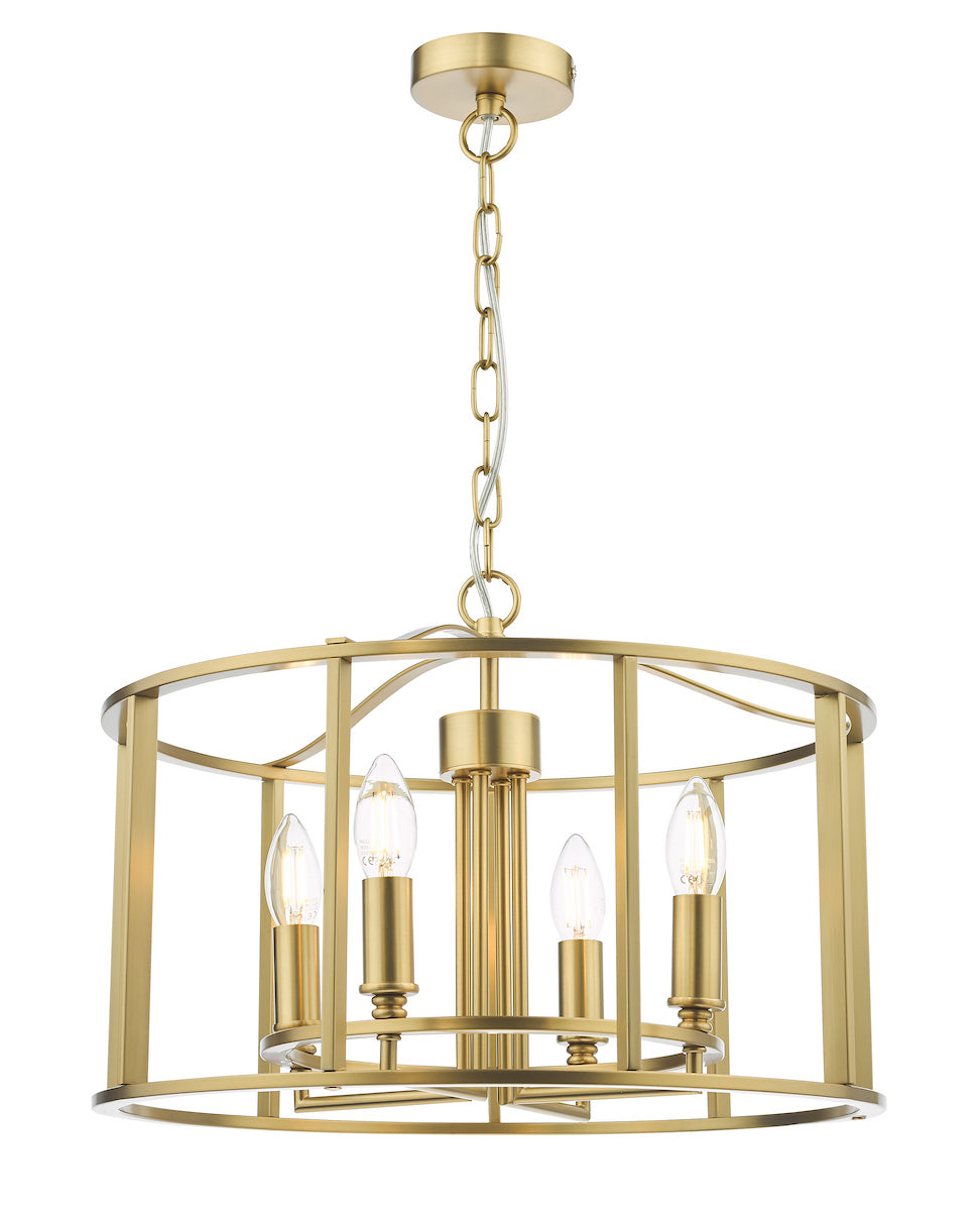 MYKA 4LT PENDANT BRONZE