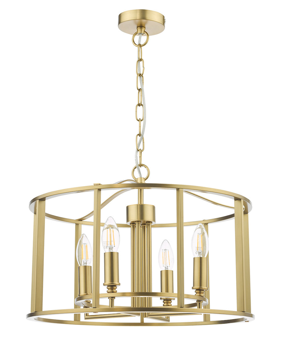 MYKA 4LT PENDANT BRONZE
