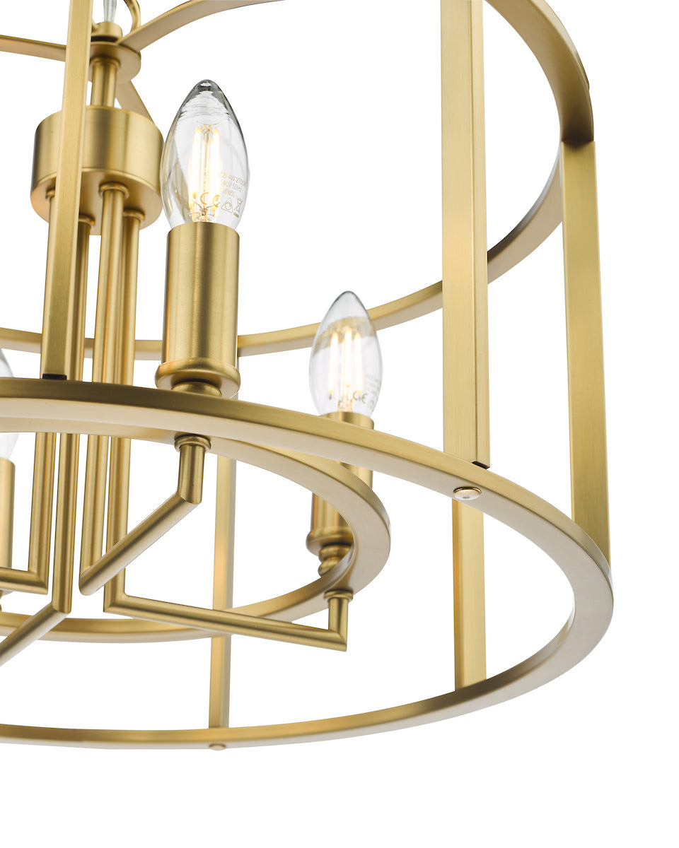 MYKA 4LT PENDANT BRONZE