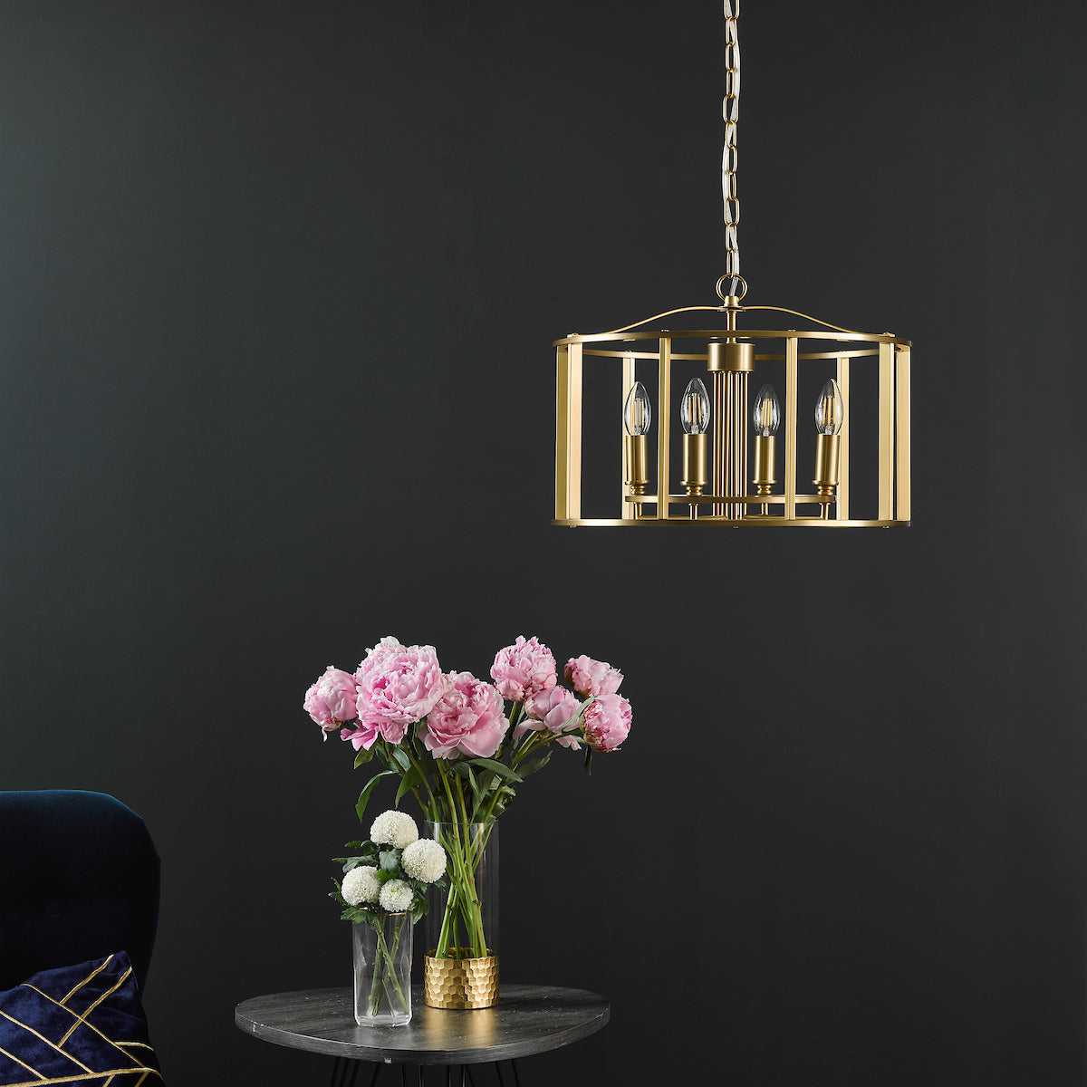 MYKA 4LT PENDANT BRONZE