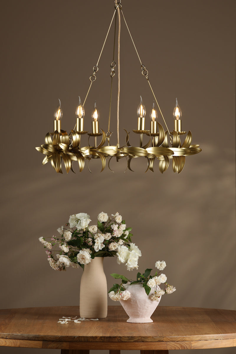 NADRIA 6LT PENDANT GOLD
