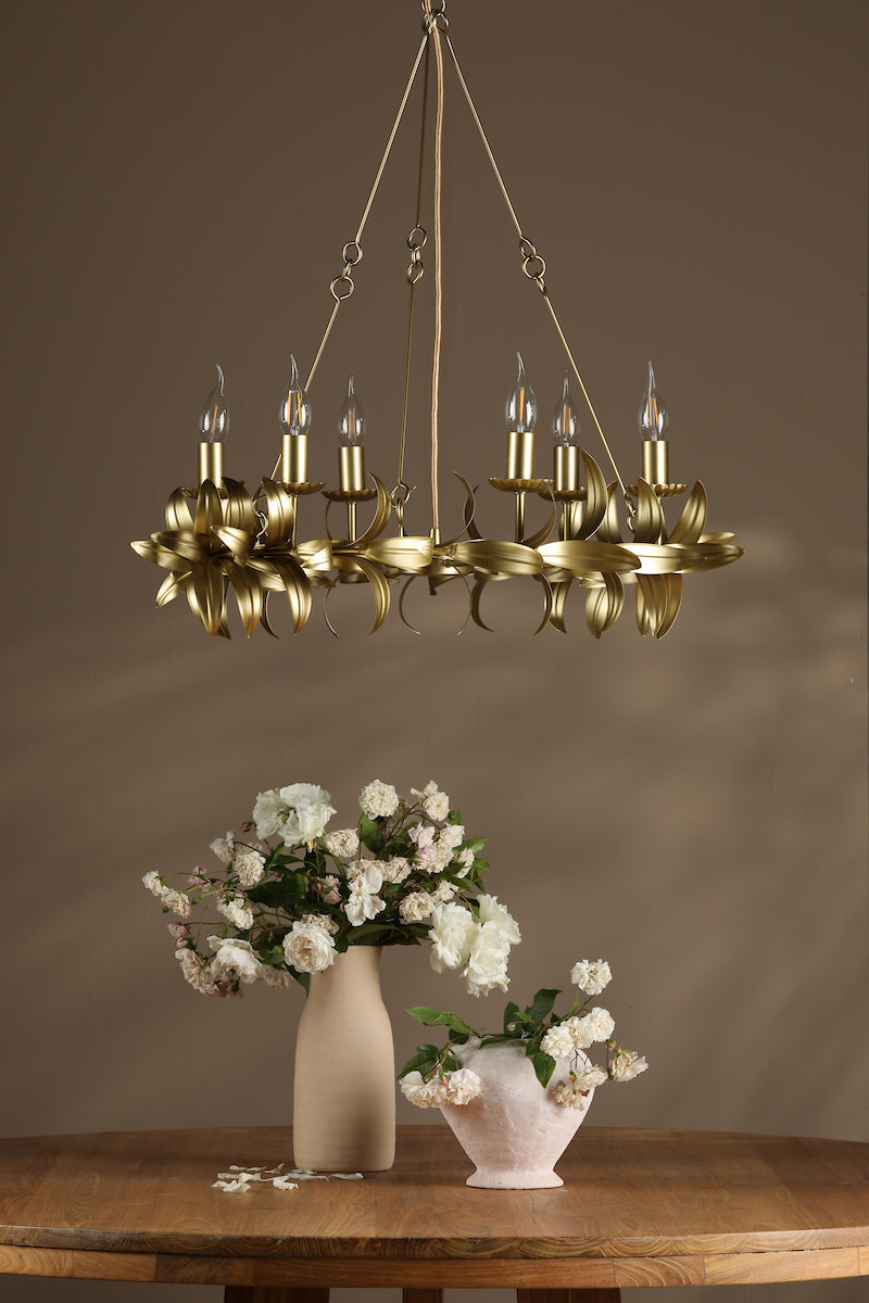 NADRIA 6LT PENDANT GOLD
