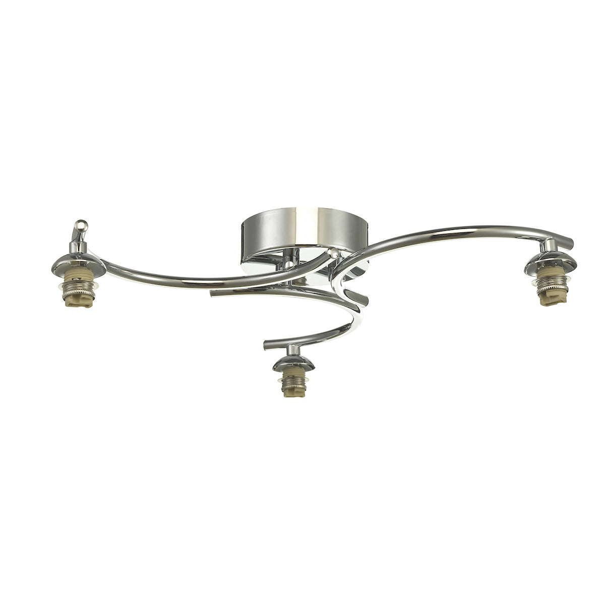 NAKITA 3LT SEMI FLUSH POLISHED CHROME FRAME ONLY