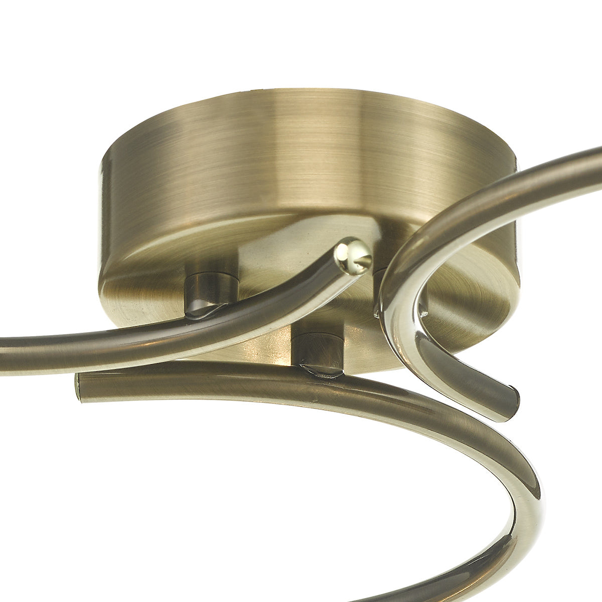 NAKITA 3LT SEMI FLUSH ANT BRA CW DIMPLED OPEN GLS
