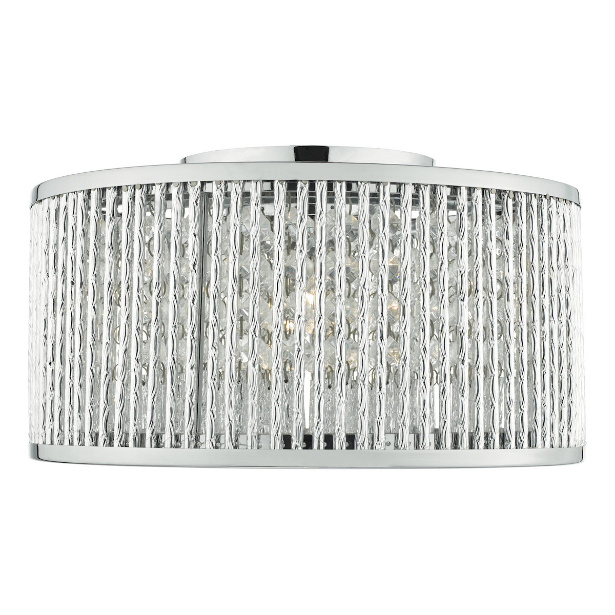 NANTES 3LT FLUSH POL CHR ALUM