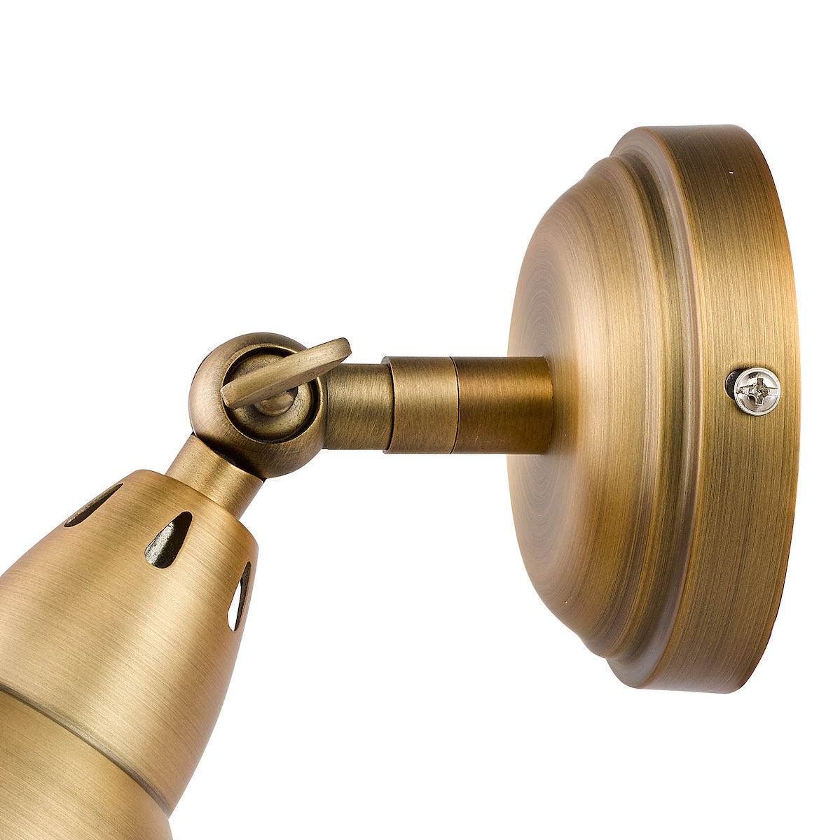 NATHANIEL SINGLE SPOTLIGHT AGED BRASS