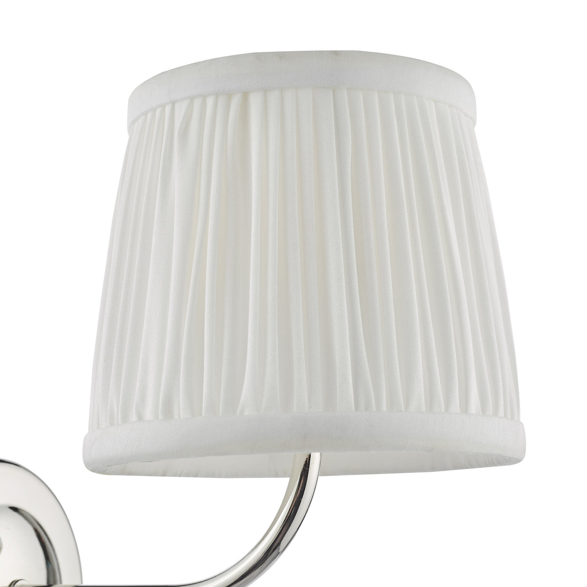 ULYANA PLEATED SHADE 14CM IVORY