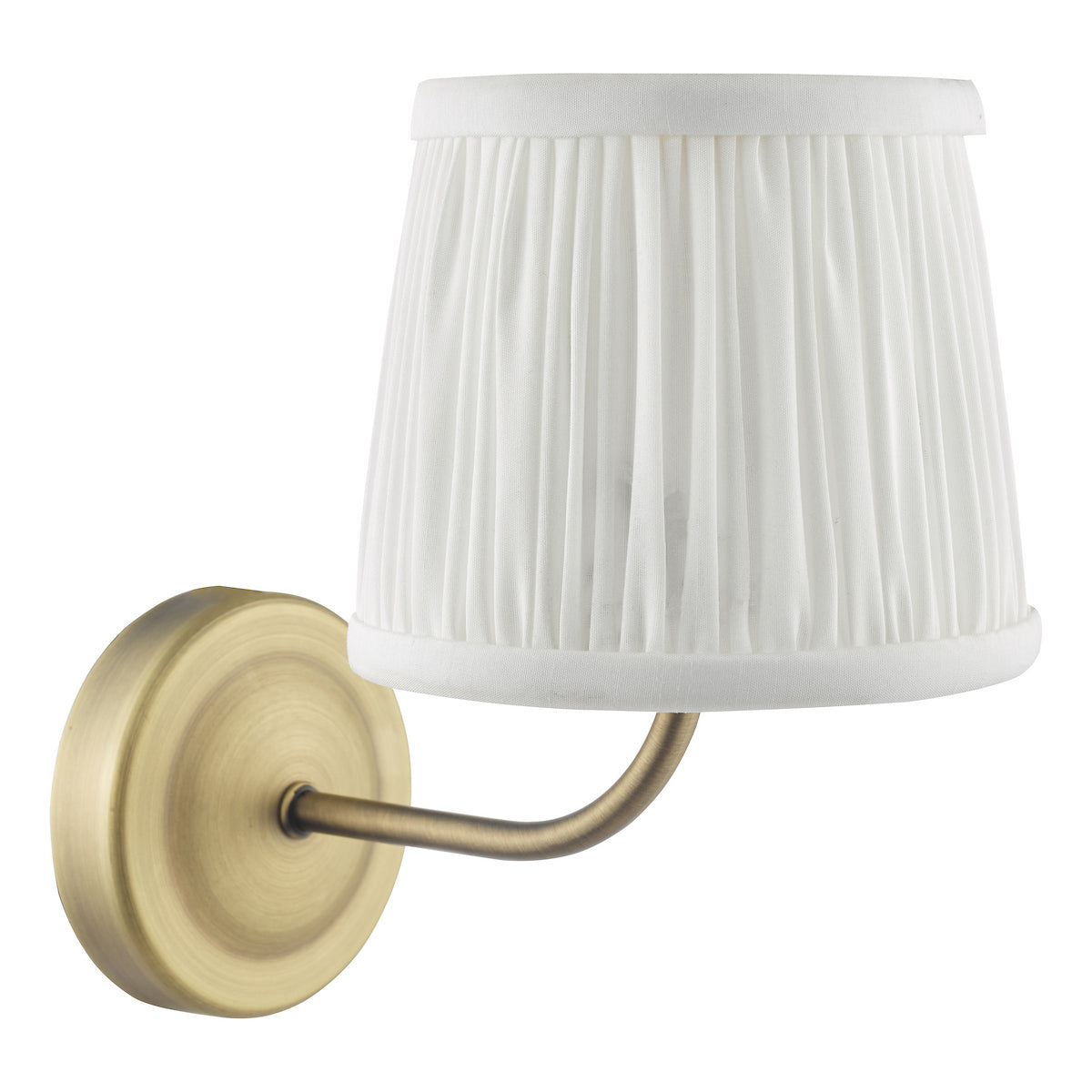 ULYANA PLEATED SHADE 14CM IVORY