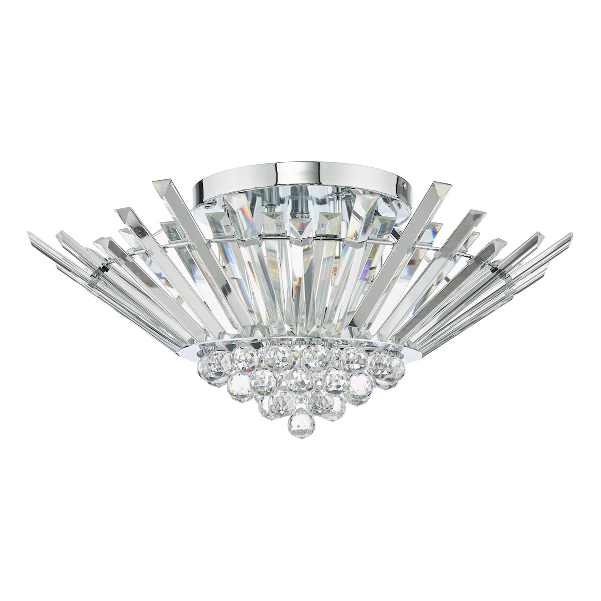 NIMBUS 5LT HALO FLUSH POL CHR CRYSTAL