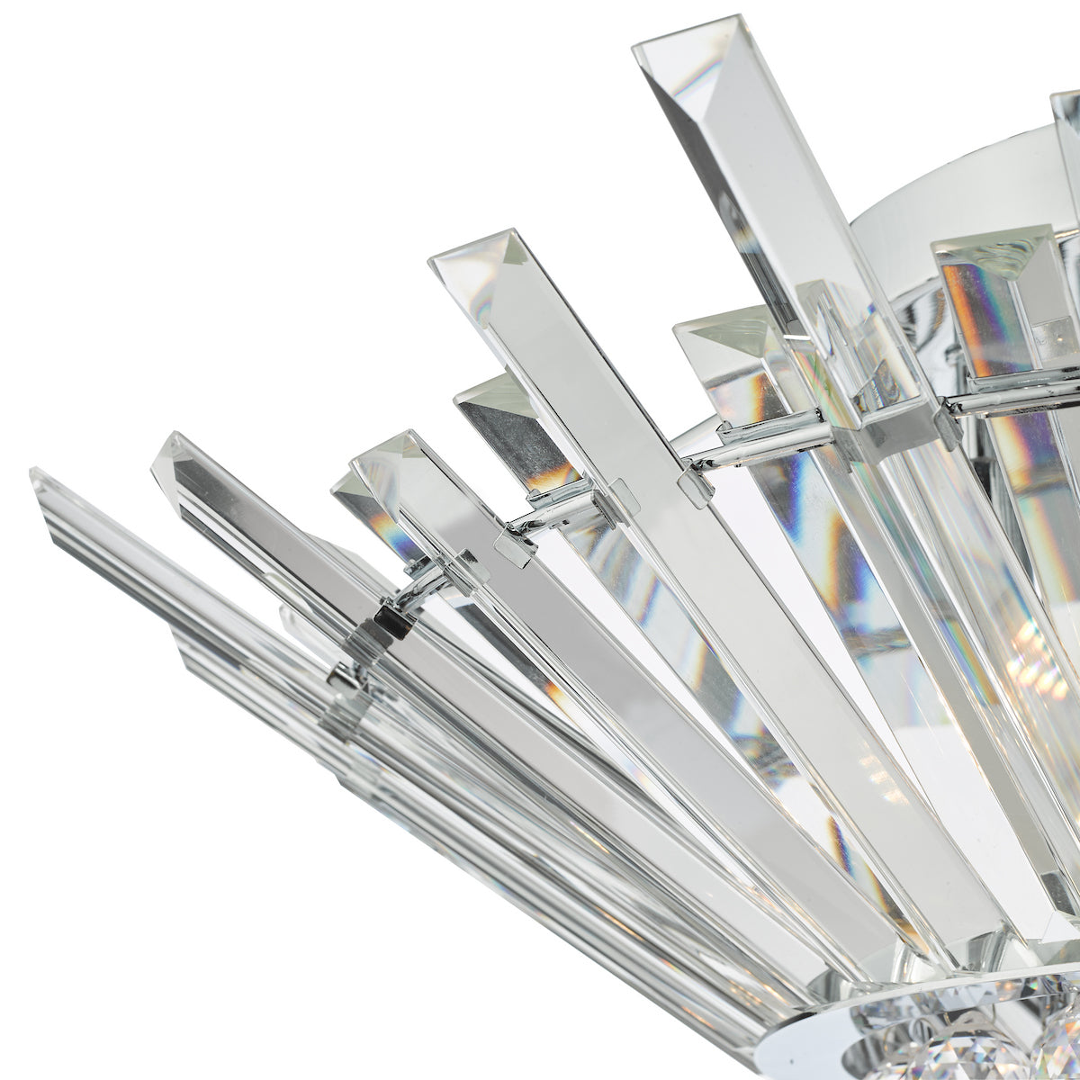 NIMBUS 5LT HALO FLUSH POL CHR CRYSTAL