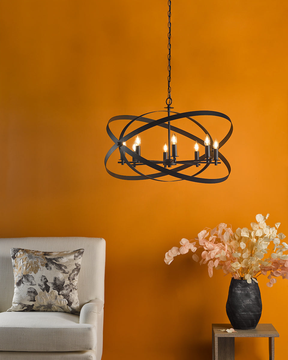 NITYA 8LT PENDANT MATT BLACK