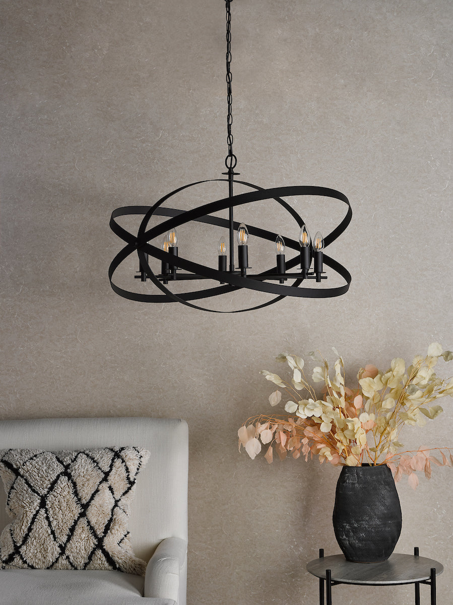 NITYA 8LT PENDANT MATT BLACK