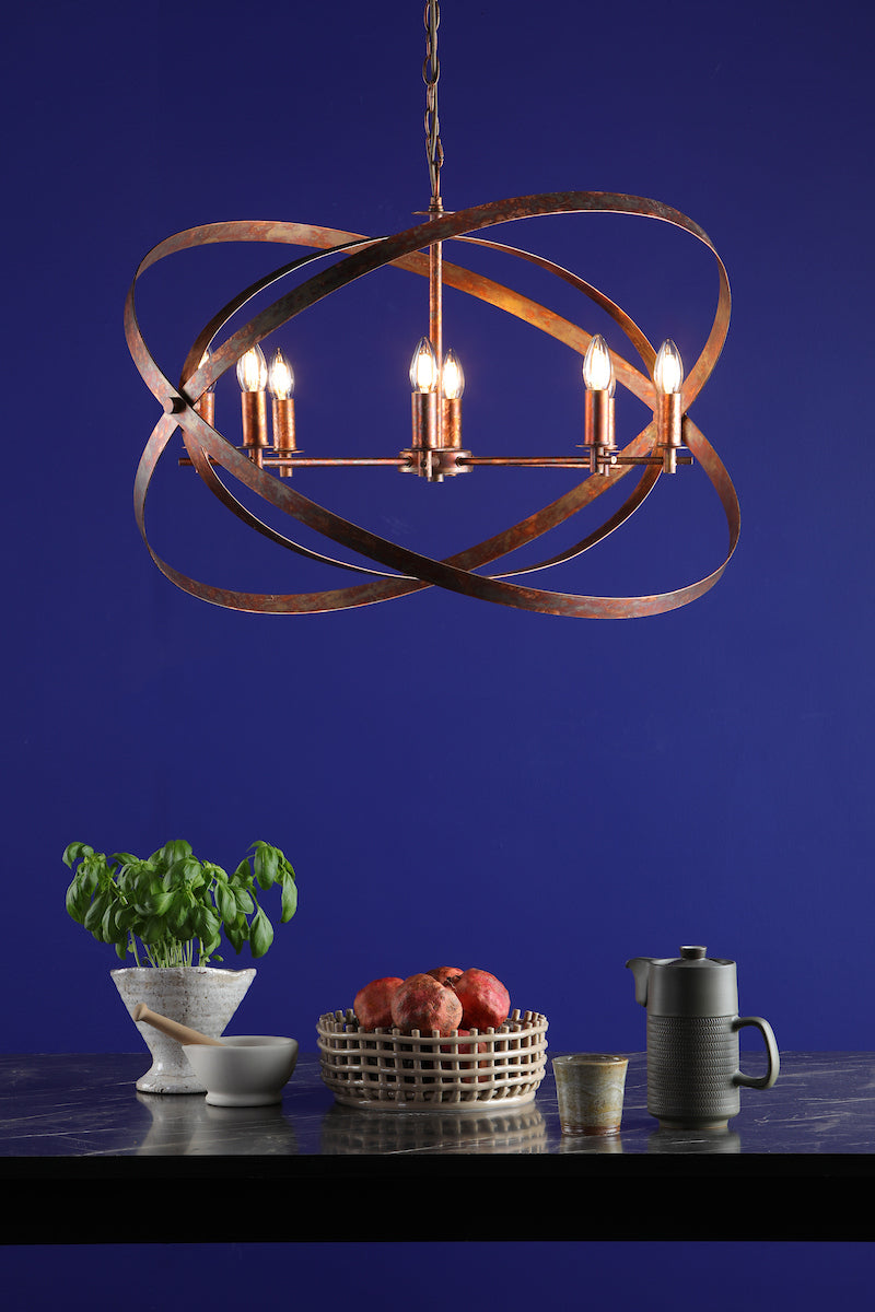 NITYA 8LT PENDANT OXIDISED COPPER