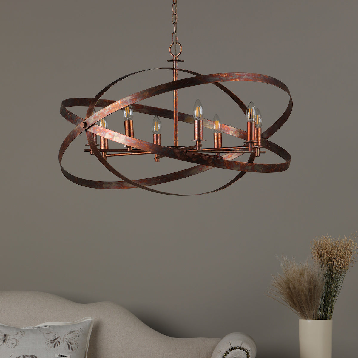 NITYA 8LT PENDANT OXIDISED COPPER