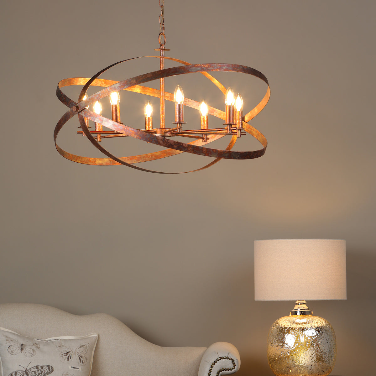 NITYA 8LT PENDANT OXIDISED COPPER