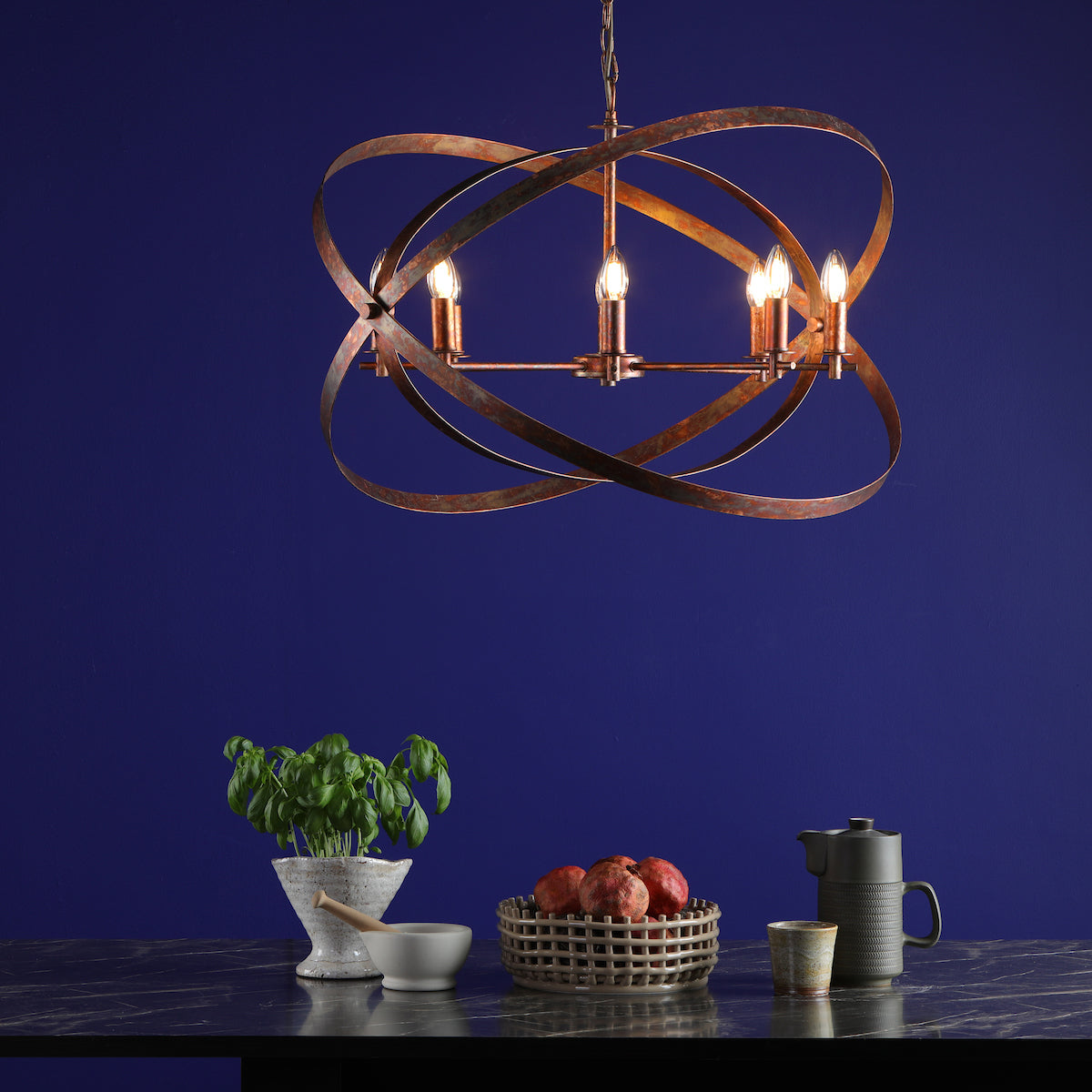 NITYA 8LT PENDANT OXIDISED COPPER