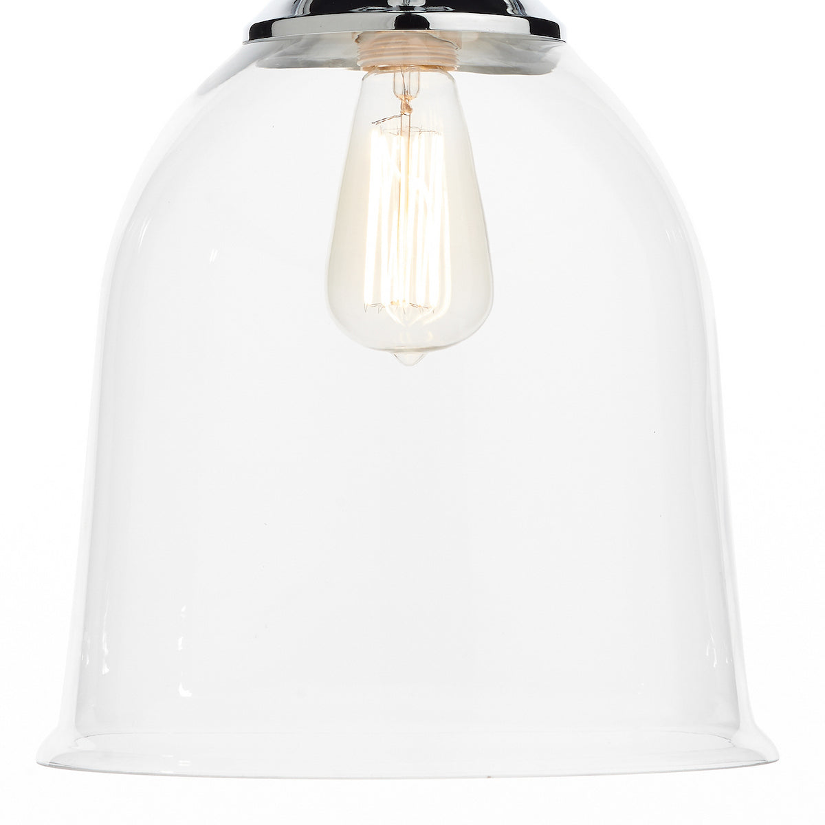 NOLAN 1LT PENDANT DUAL MOUNT POL CHR CLEAR