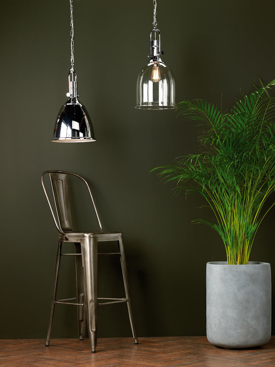 NOLAN 1LT PENDANT DUAL MOUNT POL CHR CLEAR